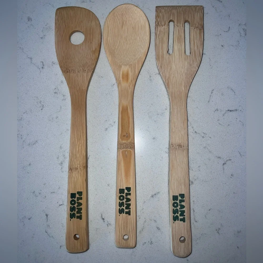 Plant Boss Wooden Cooking Utensil Set